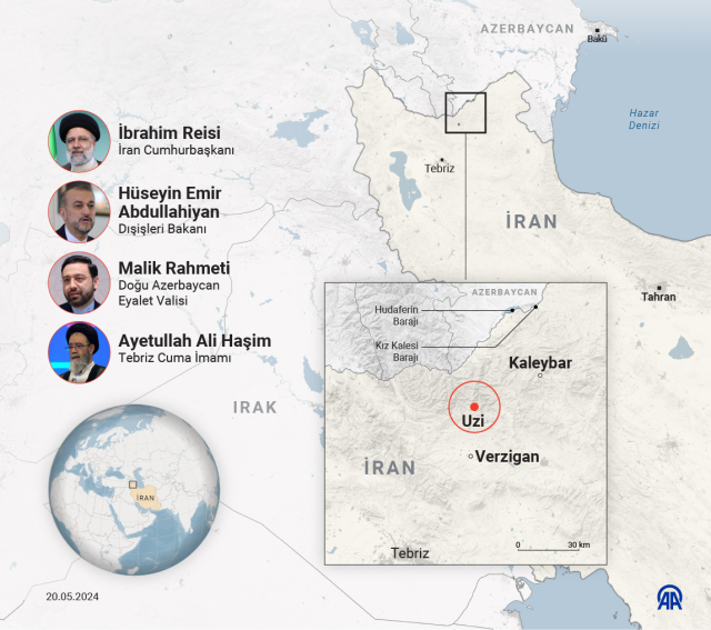 İran Cumhurbaşkanı Reisi ve Dışişleri Bakanı helikopter kazasında hayatını kaybetti