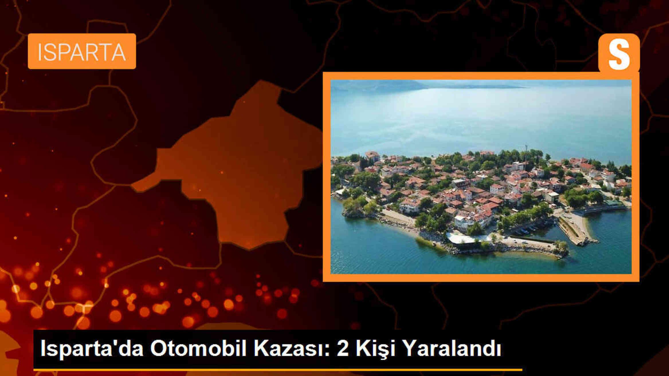 Isparta Yalvaç\'ta Otomobil Kazası: 2 Yaralı