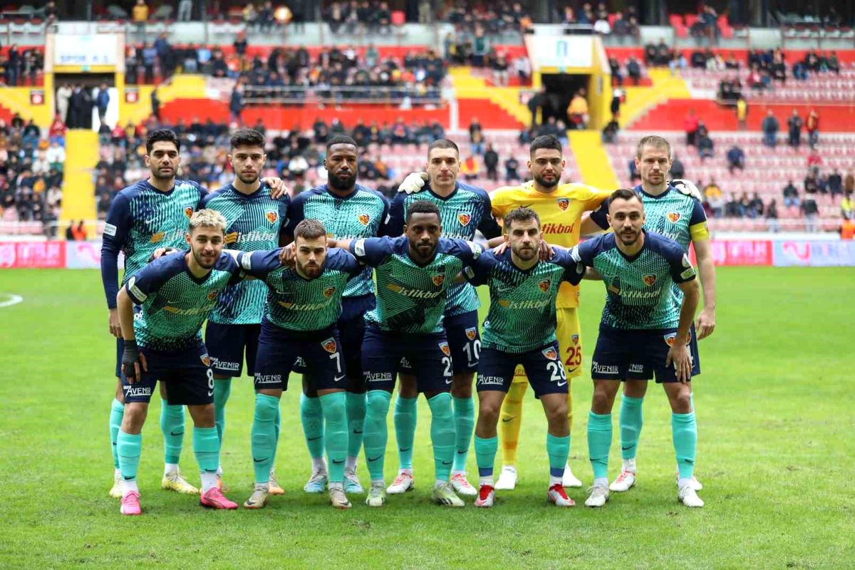 Kayserispor, iç sahada 26 puan topladı