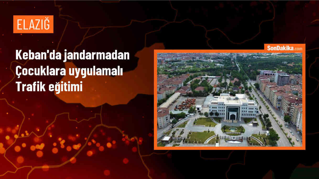 Elazığ\'da İlkokul Öğrencilerine Uygulamalı Trafik Eğitimi Verildi