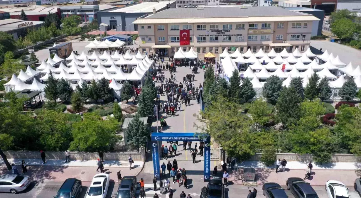 Konya Mesleki Eğitim İstihdam Fuarı Sona Erdi