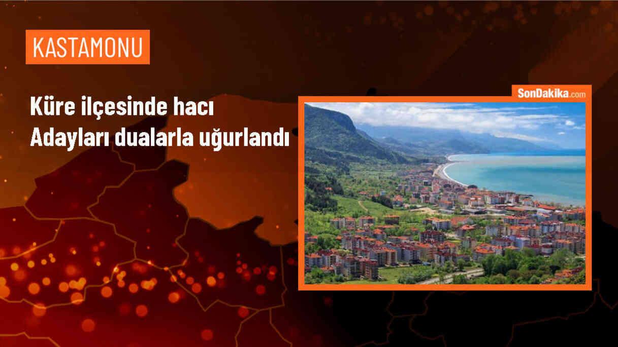 Kastamonu\'nun Küre ilçesinde hac kafilesi dualarla uğurlandı