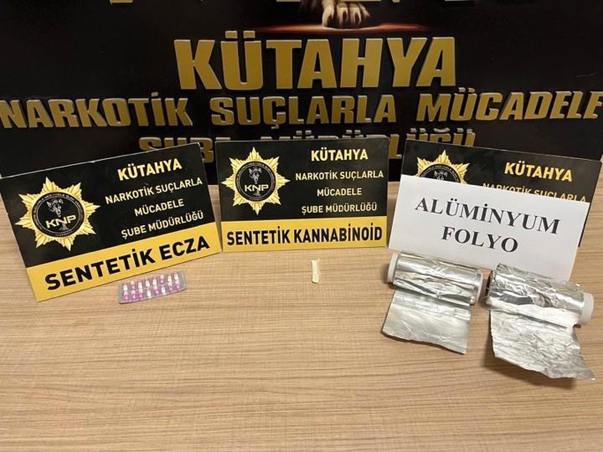 Kütahya\'da Uyuşturucu Operasyonu: 2 Şüpheliden 1\'i Tutuklandı