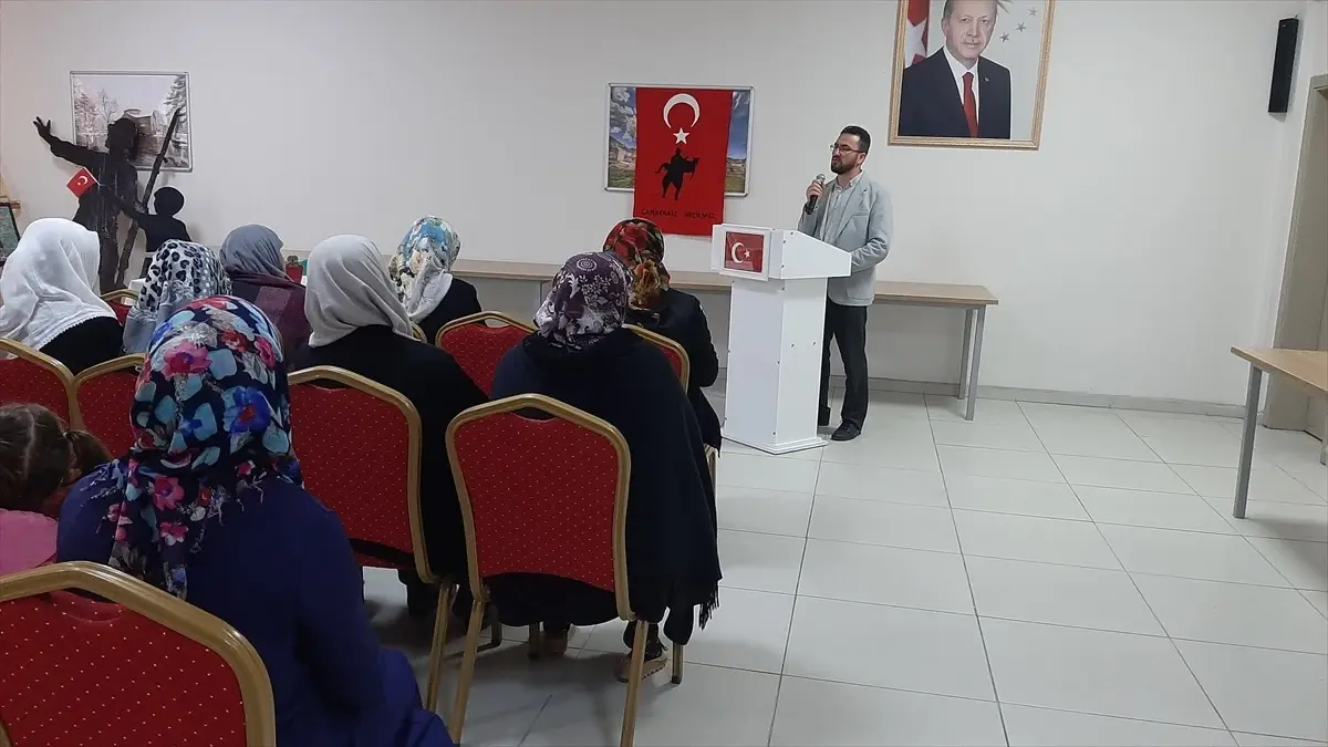 Sarıoğlan\'da kadınlara savaş, göç ve aile konulu seminer düzenlendi