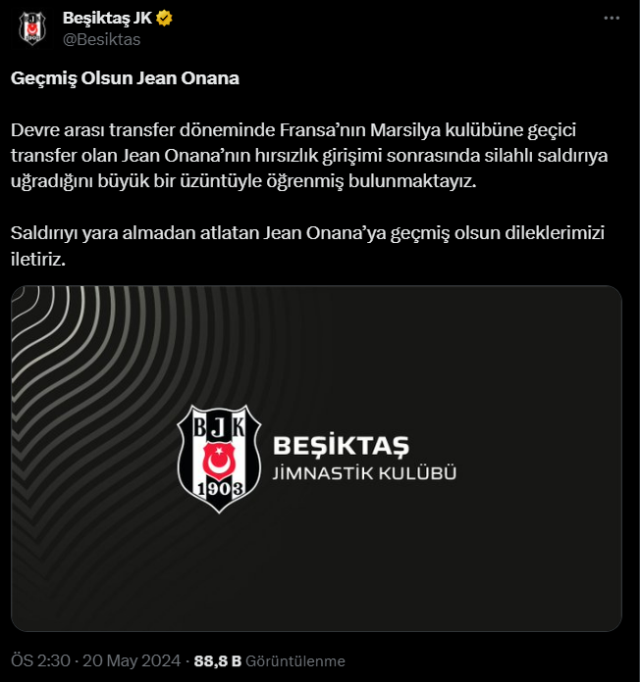 Verilmiş sadakası varmış! Beşiktaş'ın yıldızı Jean Onana'ya kurşun yağdırdılar