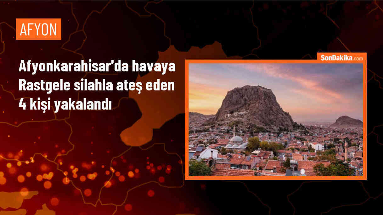 Afyonkarahisar\'da Mahalli İdare Seçimleri ve Asker Uğurlama Eğlencesi Sırasında Ateş Açan 4 Şüpheli Yakalandı