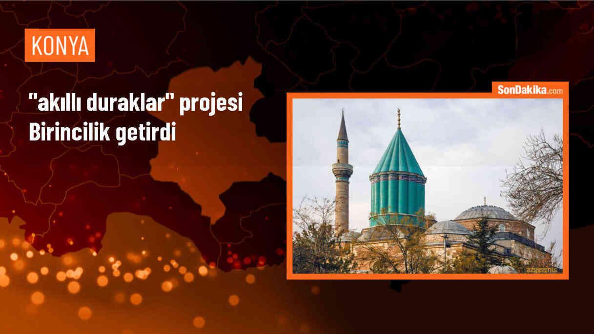 Konya İmrenler Ortaokulu öğrencileri \'Akıllı Duraklar\' projesiyle birinci oldu