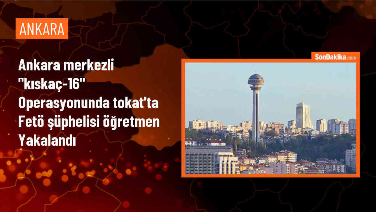 Tokat\'ta FETÖ operasyonunda bir öğretmen gözaltına alındı