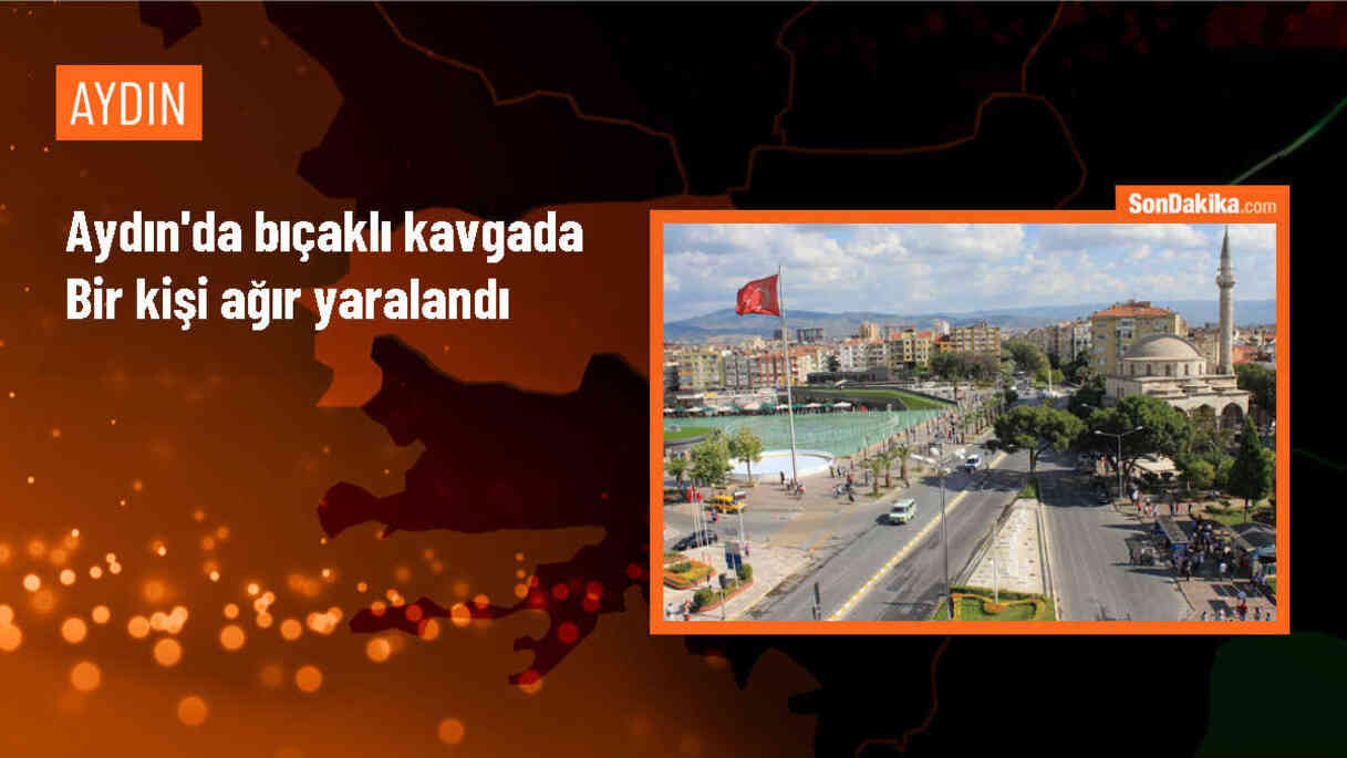 Aydın\'ın Efeler ilçesinde çıkan kavgada ağır yaralanan kişi hastaneye kaldırıldı