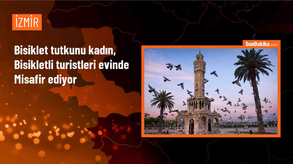 İzmirli Bisiklet Tutkunu, Yurt Dışından Gelen Bisikletli Gezginleri Evine Misafir Ediyor