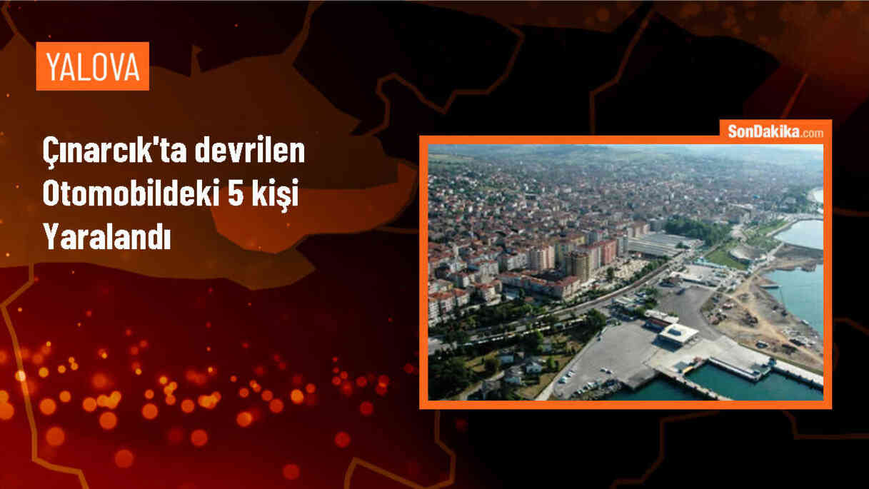 Yalova\'da trafik kazası: 5 kişi yaralandı
