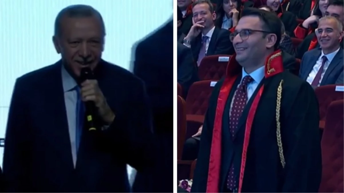 Cumhurbaşkanı Erdoğan ile savcı arasında gülümseten \'\'boy\'\' diyaloğu: Kıskandım seni