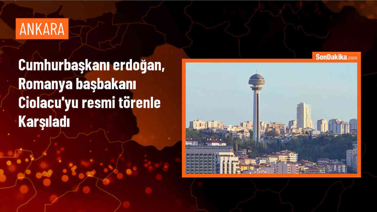 Cumhurbaşkanı Erdoğan, Romanya Başbakanı Ciolacu\'yu resmi törenle karşıladı