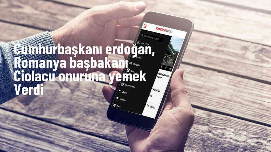 Cumhurbaşkanı Erdoğan, Romanya Başbakanı Ciolacu\'ya akşam yemeği verdi