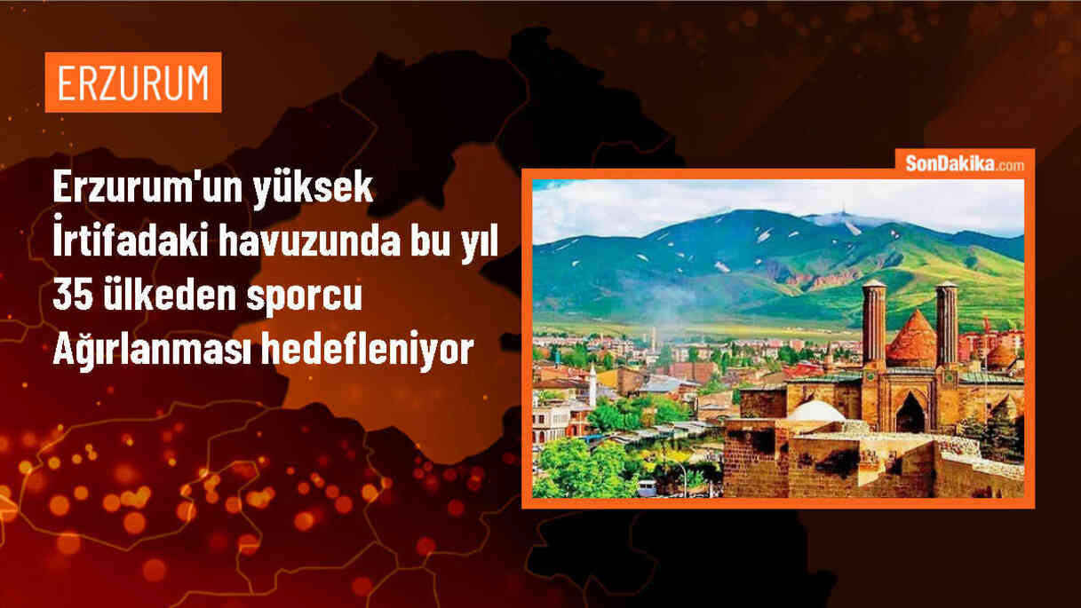Erzurum\'daki Palandöken Olimpik Yüzme Havuzu, bu sene 30-35 ülkeden yüzücülerin ağırlanmasını hedefliyor