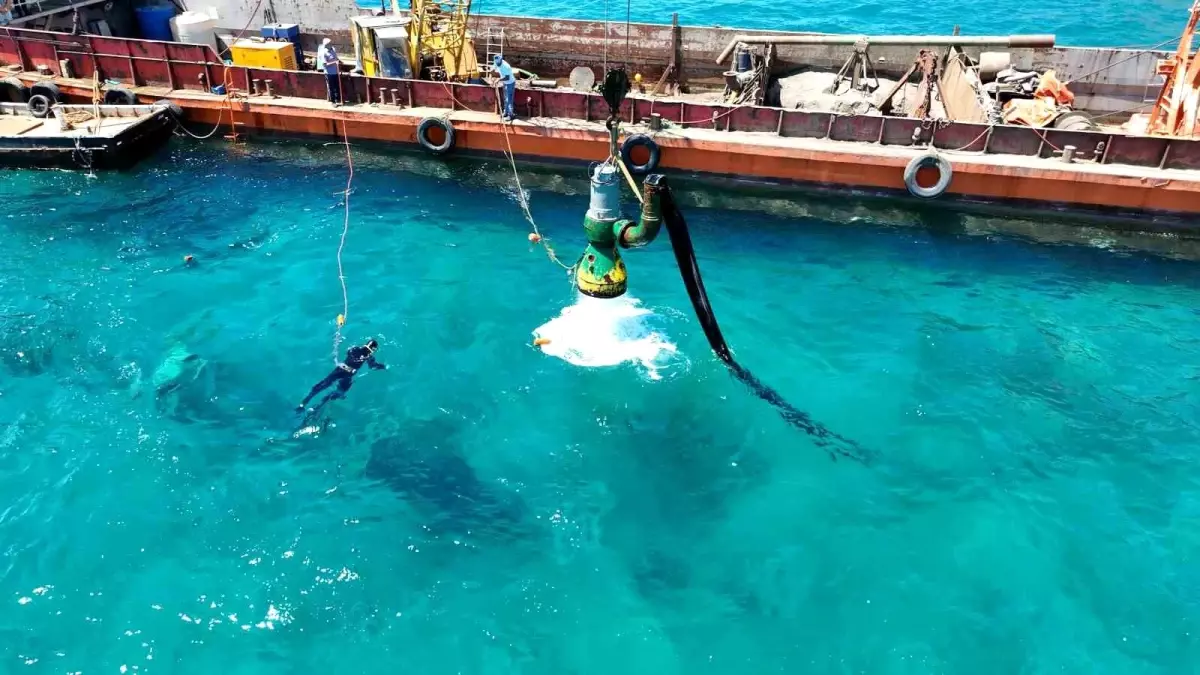 Antalya Büyükşehir Belediyesi Gazipaşa\'da Derin Deniz Deşarj Hattı İnşaatını Tamamladı