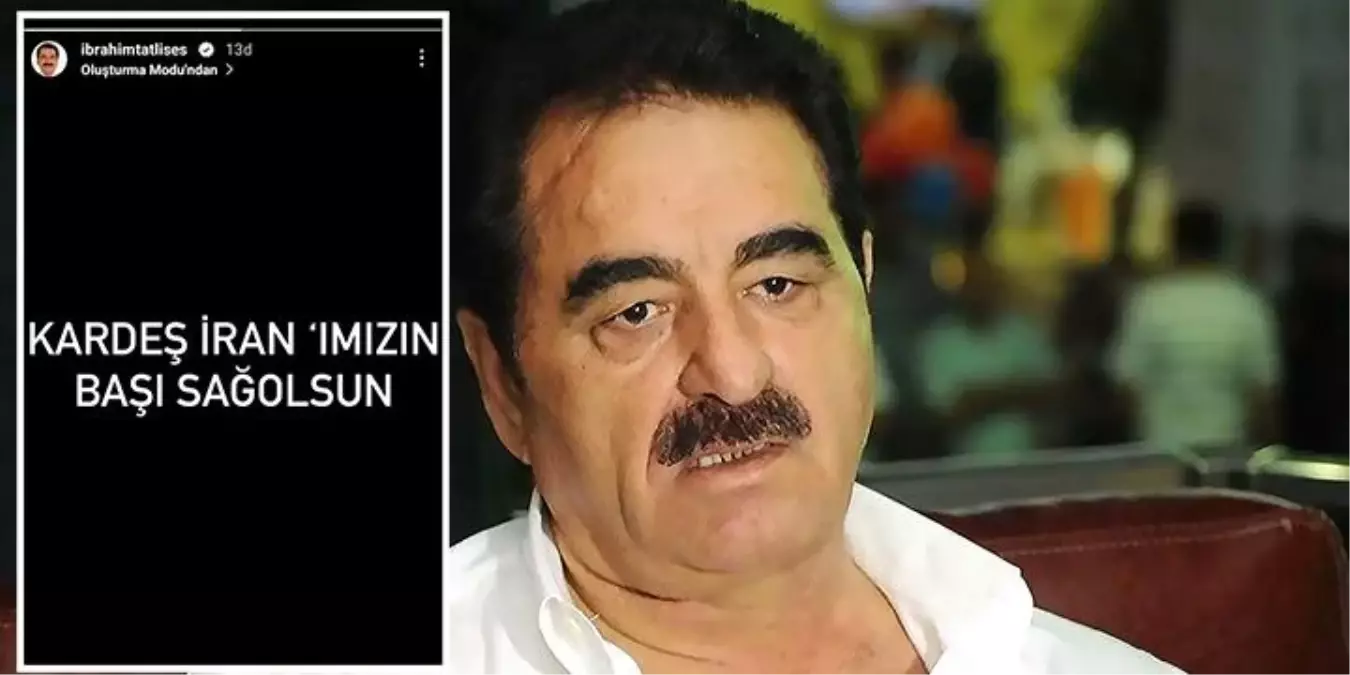 İbrahim Tatlıses, İran Cumhurbaşkanı ve heyetinin helikopter kazasında hayatını kaybetmesi nedeniyle başsağlığı mesajı yayınladı