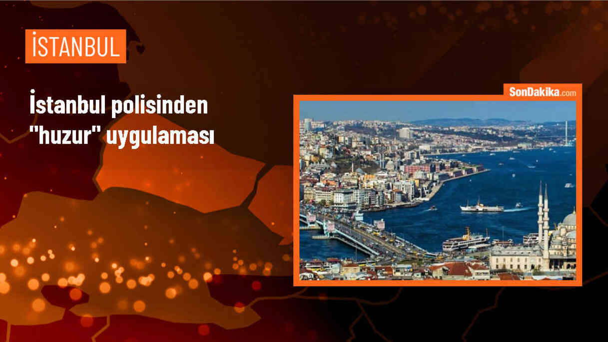 İstanbul\'da polis ekipleri tarafından kent genelinde huzur uygulaması yapıldı