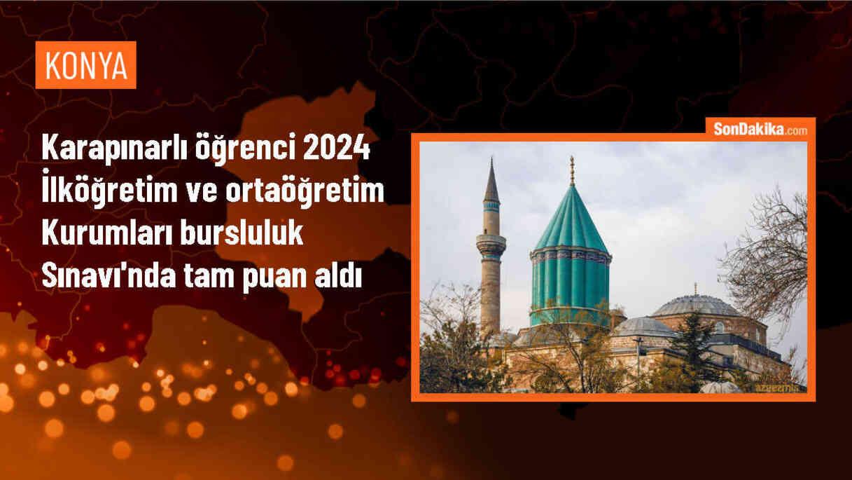 Konya\'da İOKBS\'de tam puan alan öğrenci ödüllendirildi