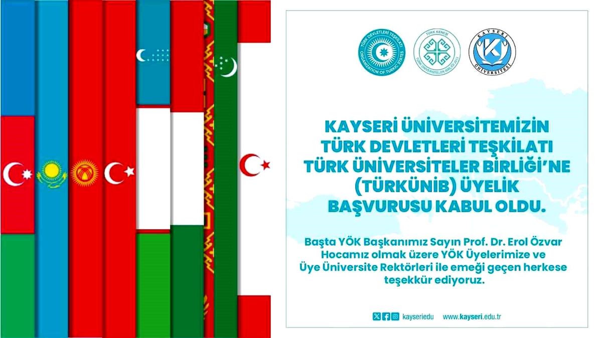 Kayseri Üniversitesi Türk Üniversiteler Birliği\'ne üye oldu