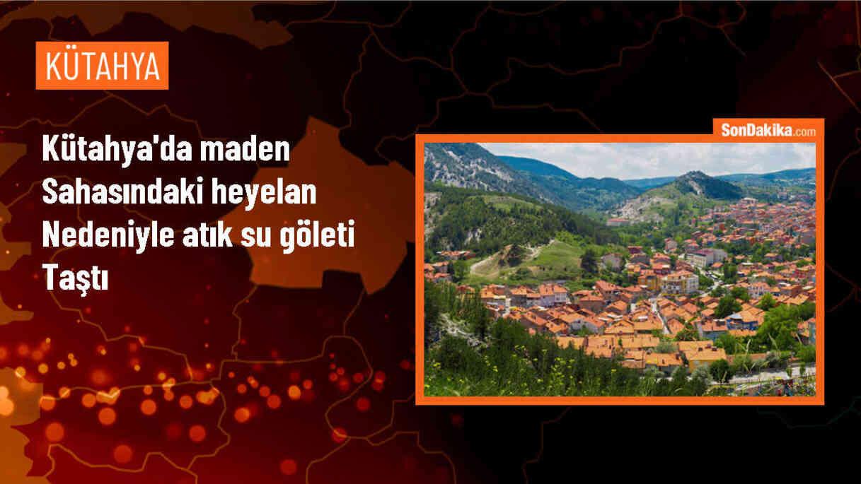 Kütahya\'da Heyelan Sonucu Gölet Taştı: Su Baskını ve Ulaşım Kapandı