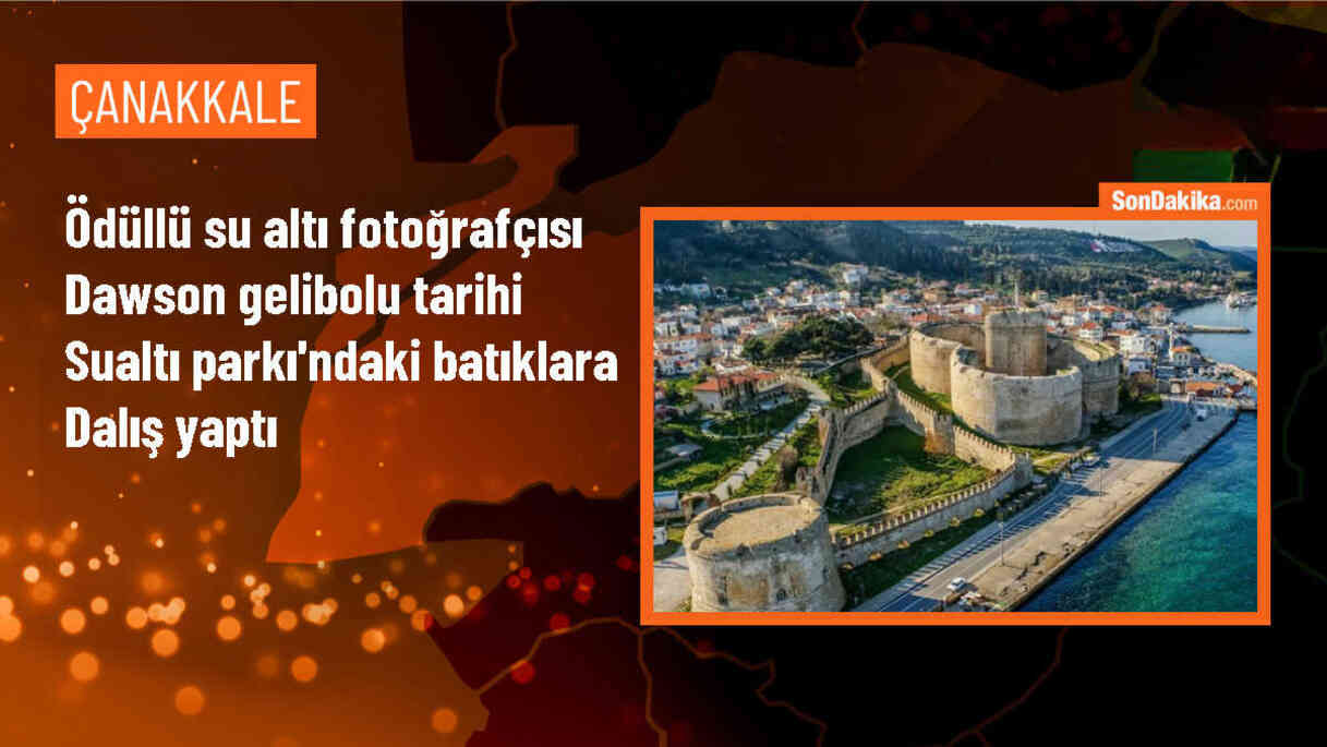 Dünyaca Ünlü Su Altı Fotoğrafçısı Gelibolu Tarihi Sualtı Parkı\'nda Dalış Yaptı