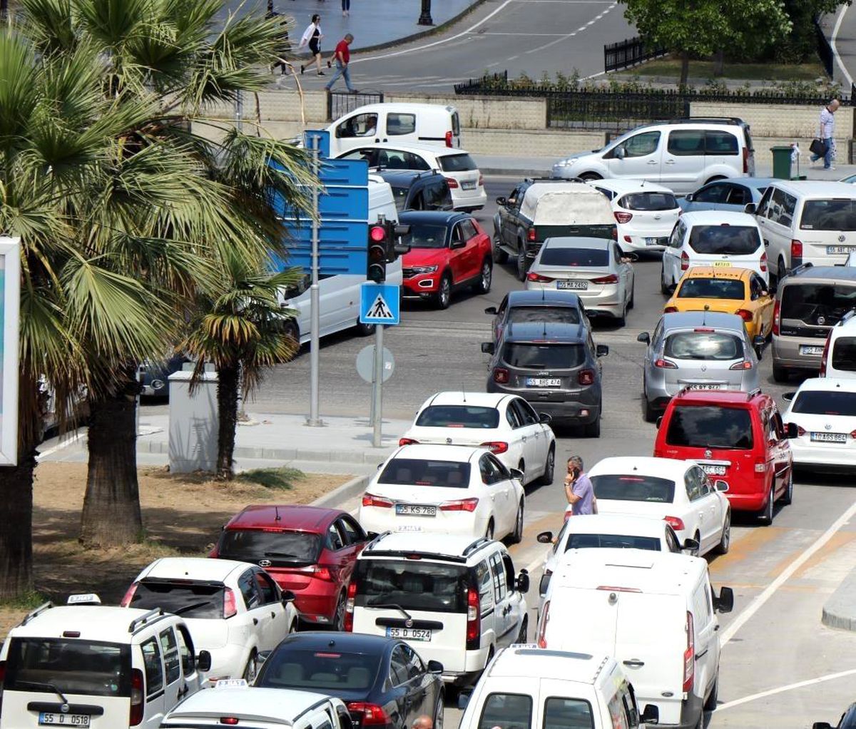 Samsun\'da Trafiğe Kayıtlı Taşıt Sayısı 467 Bin 250 Oldu
