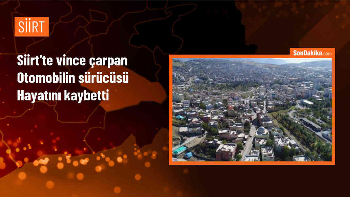Siirt\'te trafik kazasında 1 kişi hayatını kaybetti