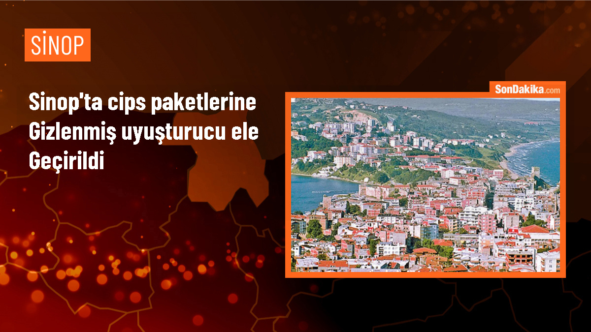 Sinop\'ta Cips Paketlerine Gizlenmiş Uyuşturucu Operasyonu
