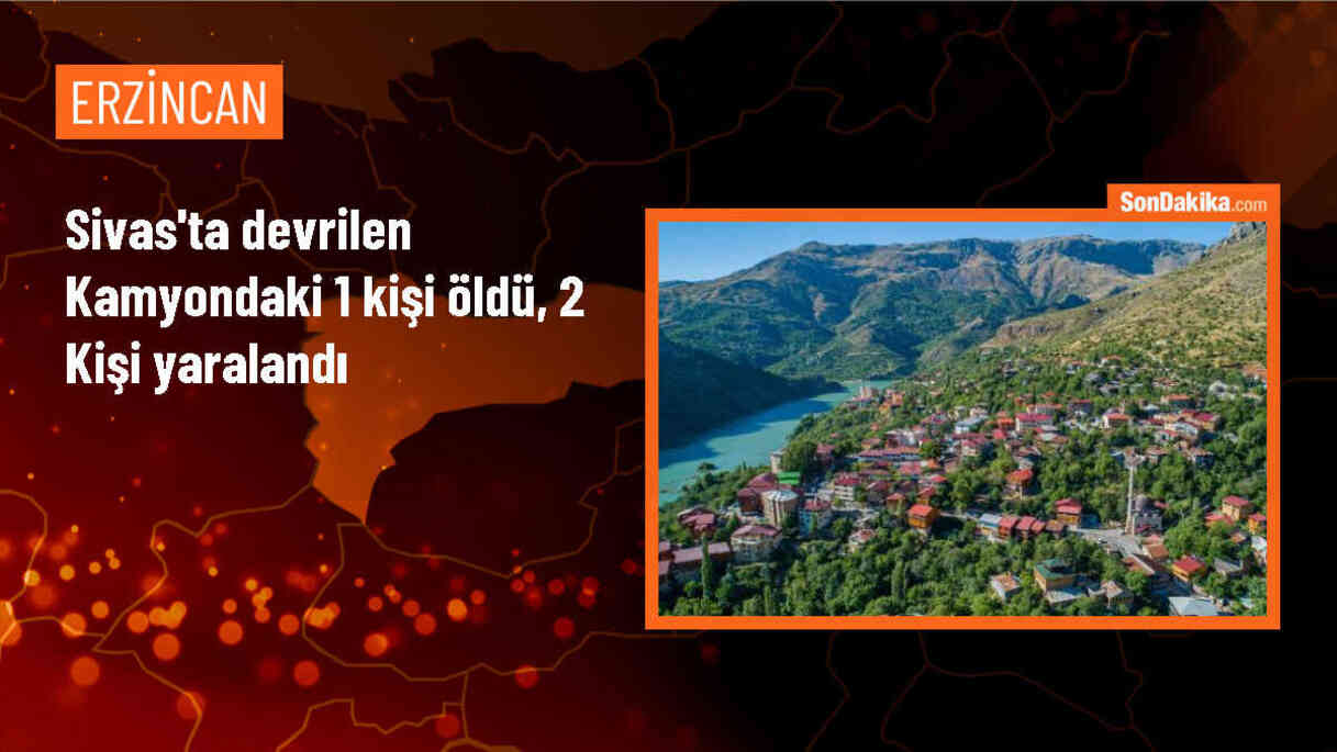 Sivas\'ta Kamyon Devrildi: 1 Ölü, 2 Yaralı