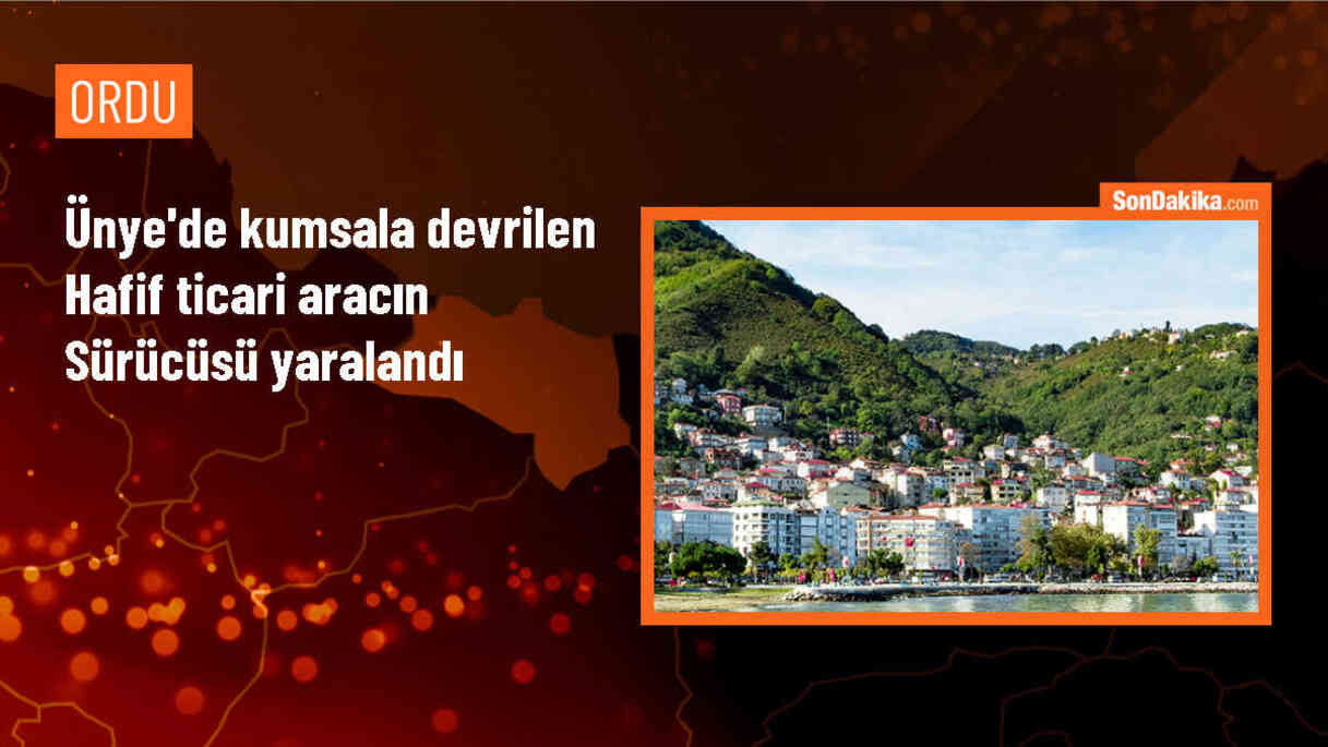 Ünye\'de trafik kazası: 1 kişi yaralandı