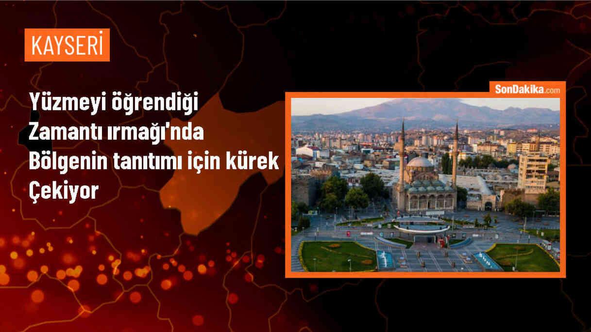 Kayseri\'de Zamantı Irmağı\'nda Kano ve Kürek Sörfü