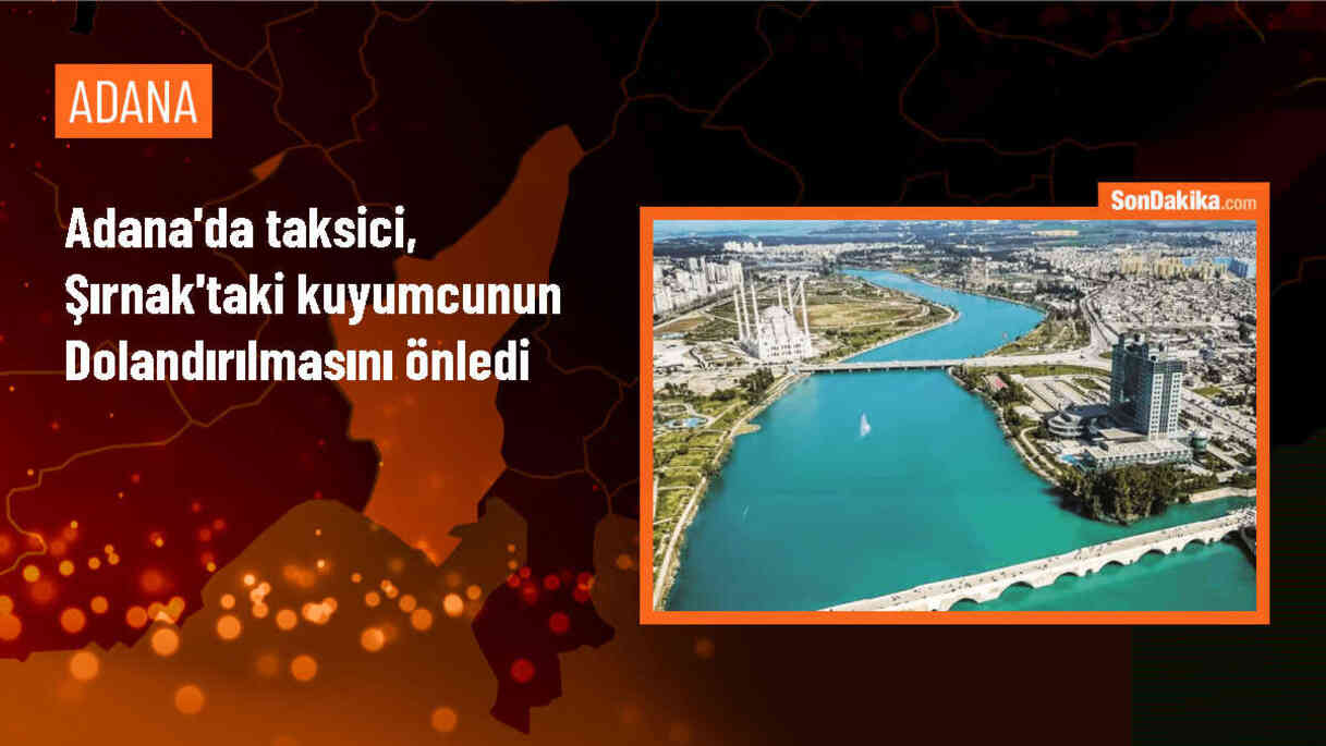 Adana\'da Taksici Dolandırıcılığı Engelledi