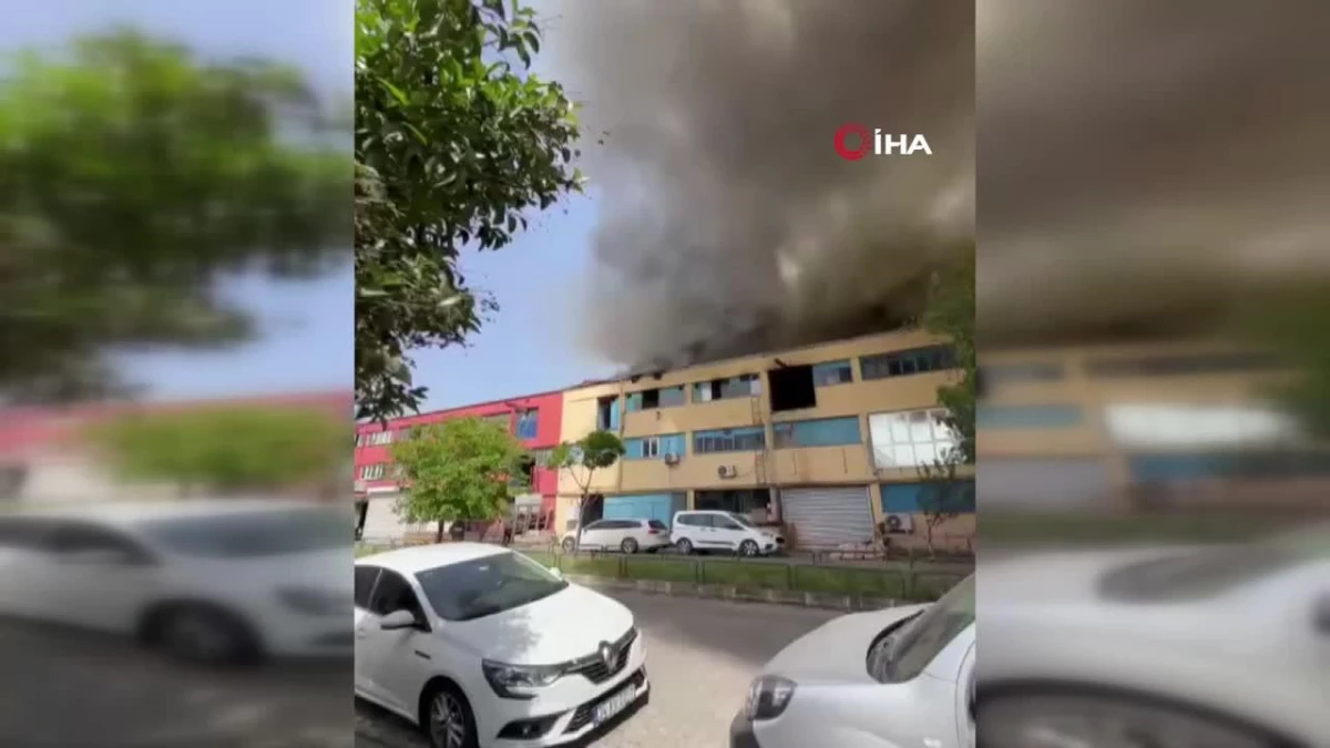Başakşehir İkitelli organize sanayi bölgesinde yangın paniği
