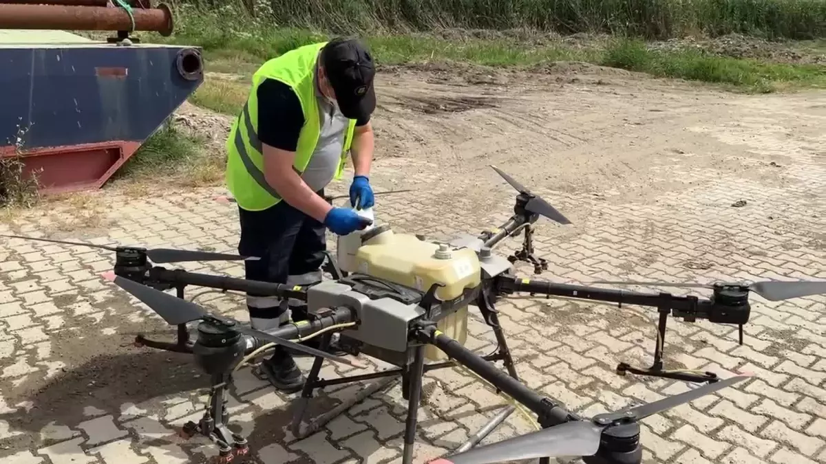 Edremit Belediyesi, uçkunla mücadelede drone kullanıyor