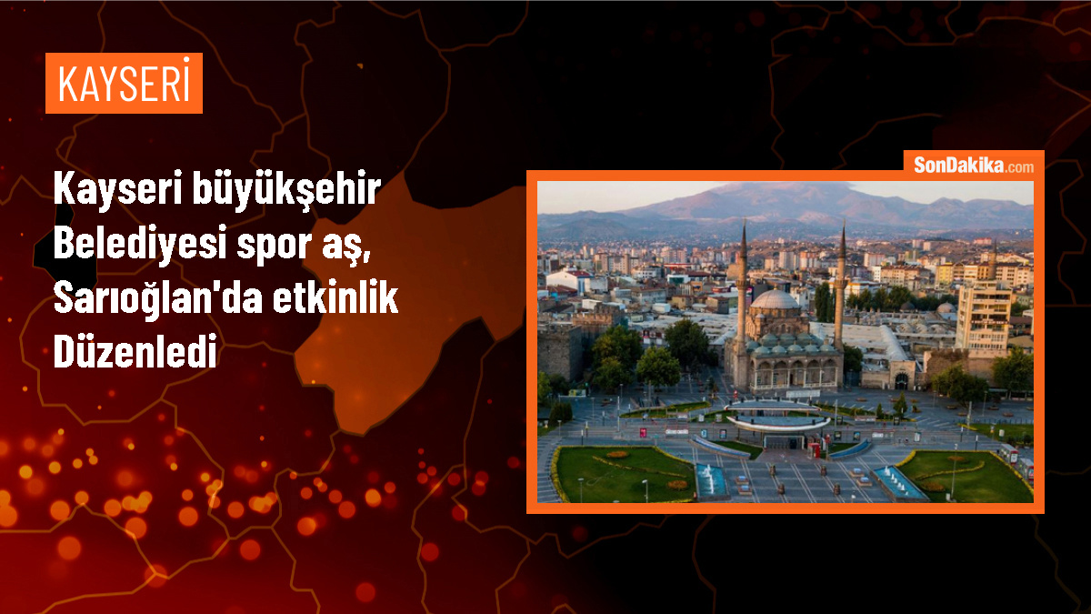 Kayseri Büyükşehir Belediyesi Spor AŞ, Fatih İlkokulu\'nda etkinlik düzenledi