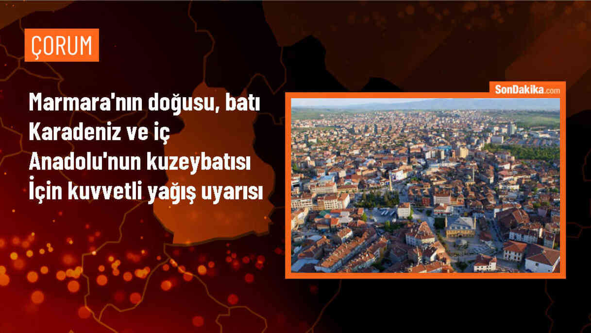 Marmara\'nın doğusu, Batı Karadeniz ve İç Anadolu\'nun kuzeybatısı için kuvvetli yağış uyarısı