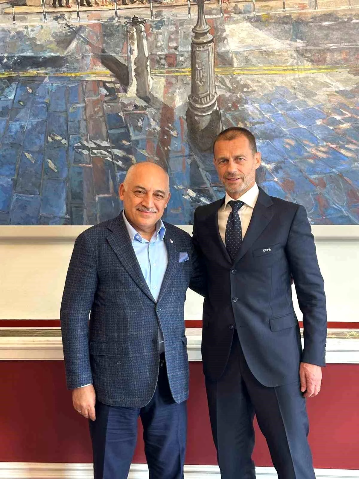 UEFA Başkanı Ceferin, Türkiye\'yi tebrik etti