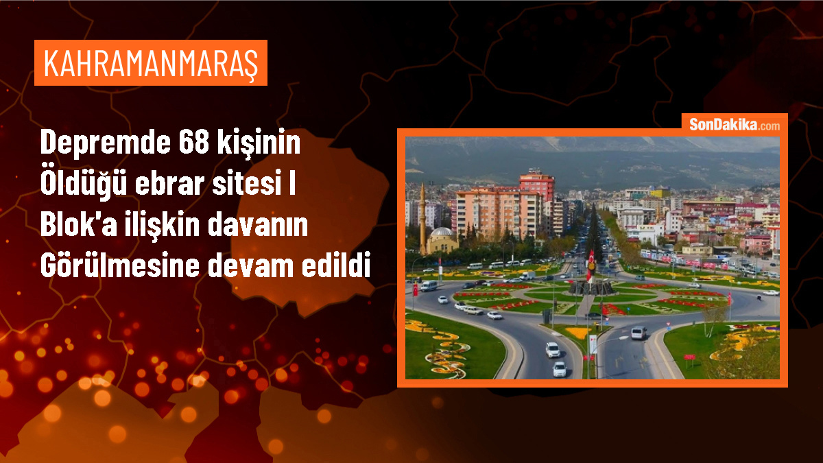 Kahramanmaraş\'taki depremde yıkılan binada 68 kişi hayatını kaybetti
