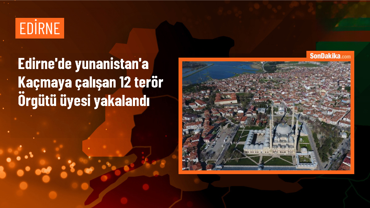 Edirne\'de Terör Örgütü Üyeleri Yakalandı