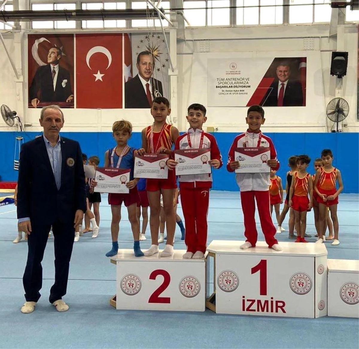 Göztepe Cimnastik Şubesi Son İki Şampiyonada 16 Madalya Kazandı