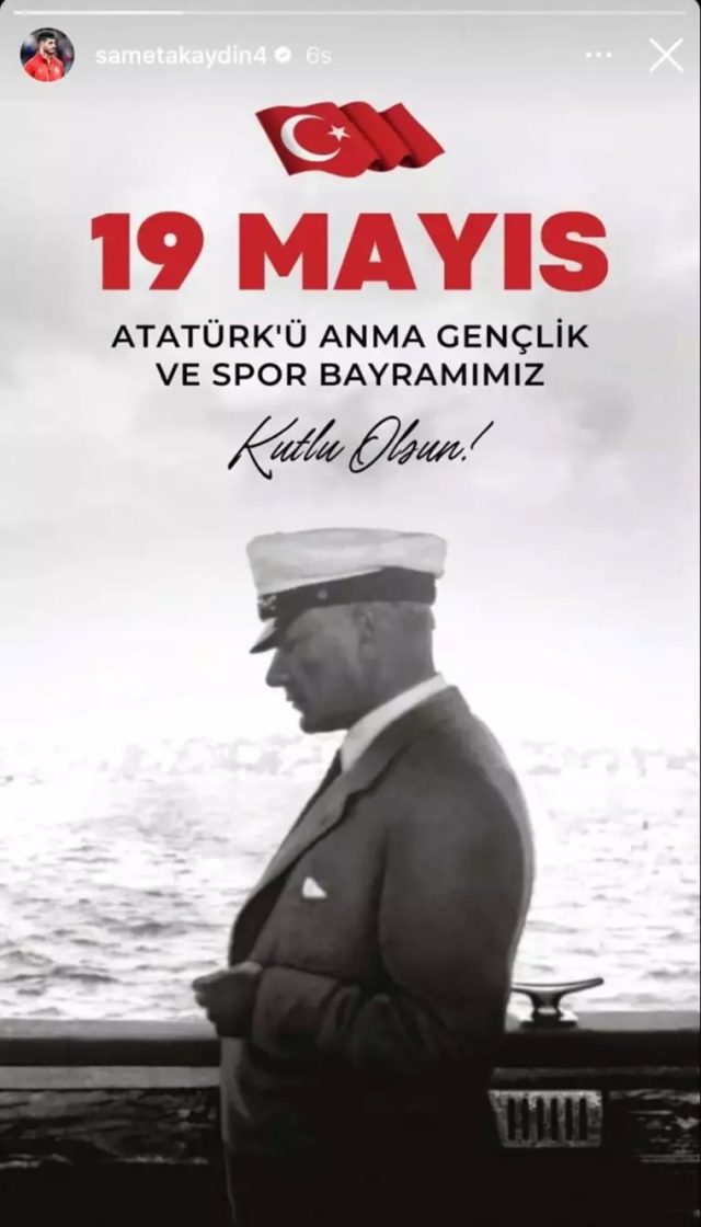 Atatürk paylaşımı nedeniyle Panathinaikos'ta kadro dışı kalan Samet Akaydin, Fenerbahçe'ye geri döndü