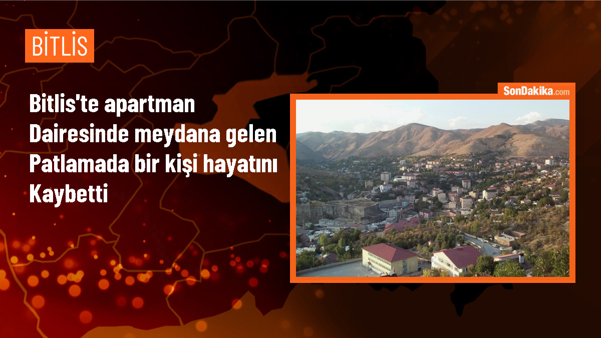 Bitlis\'te apartman patlaması: 1 ölü