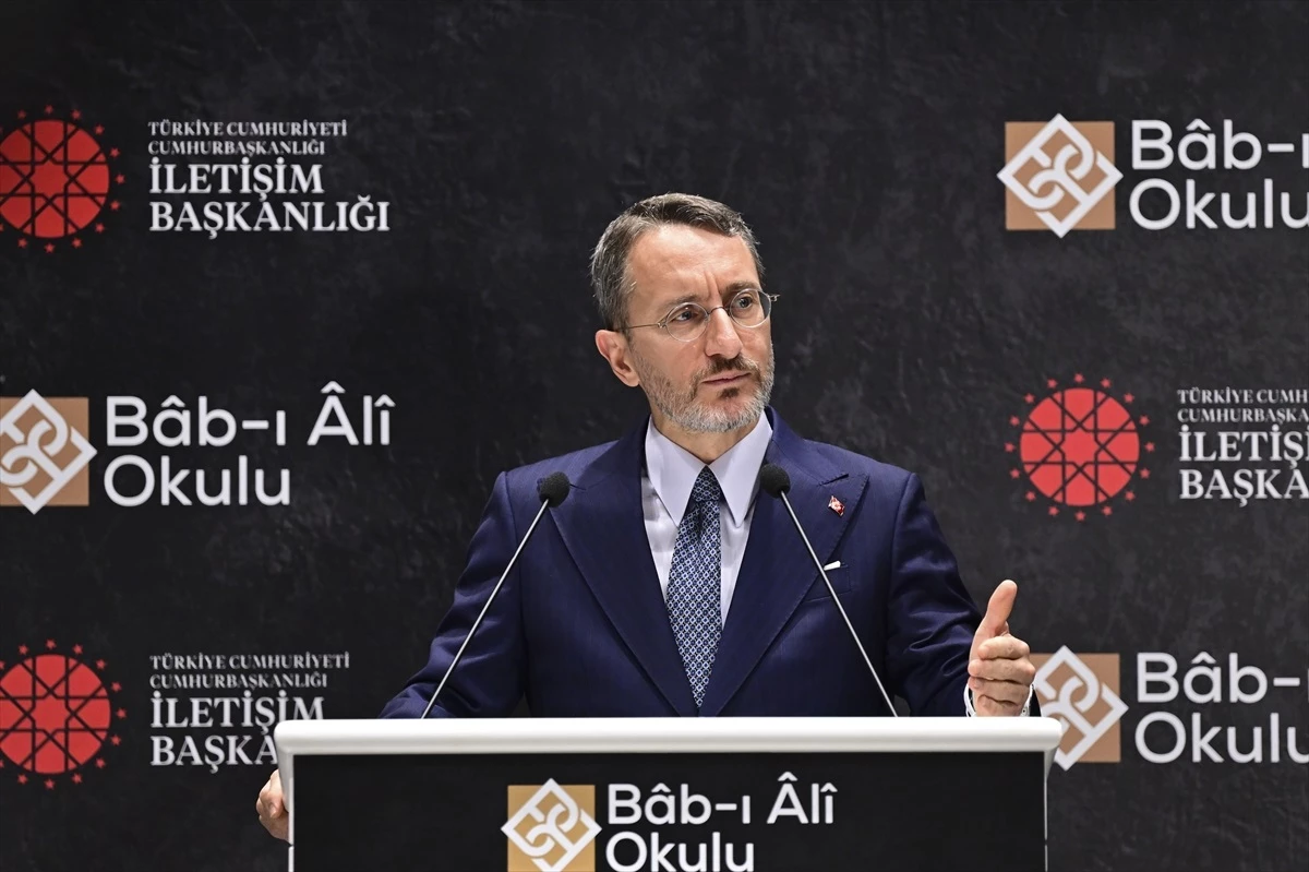 Cumhurbaşkanlığı İletişim Başkanı Altun "Bab-ı Ali Okulu" programının açılışında konuştu Açıklaması