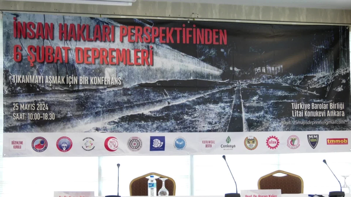 İnsan Hakları Perspektifinden 6 Şubat Depremleri Konferansı Düzenlendi
