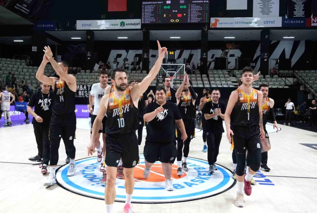 Mersin Büyükşehir Belediyesi, play-off finalinin ilk maçında Sigortam Net\'i mağlup etti