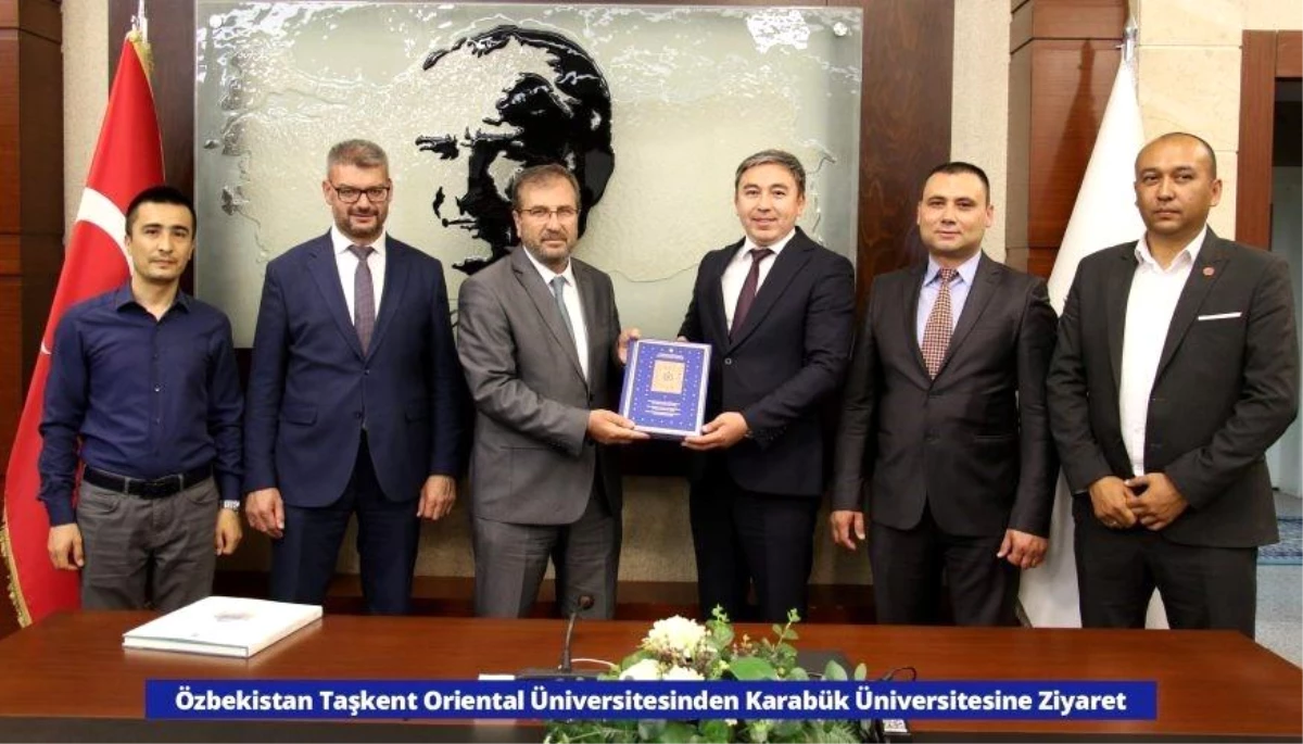 Özbekistan Taşkent Oriental Üniversitesi Rektörü Karabük Üniversitesini ziyaret etti