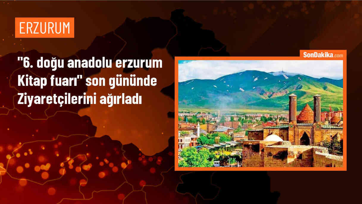 Erzurum\'da düzenlenen 6. Doğu Anadolu Erzurum Kitap Fuarı 350 bin ziyaretçi bekliyor