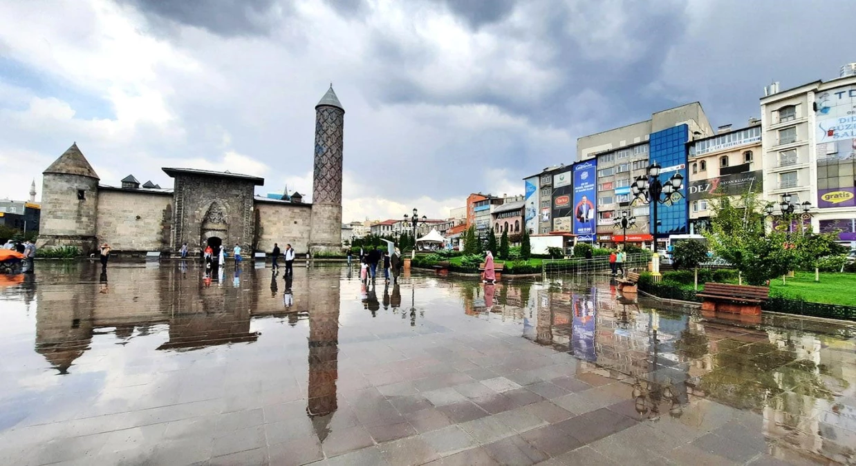 Erzurum\'da Kuvvetli Yağış Uyarısı