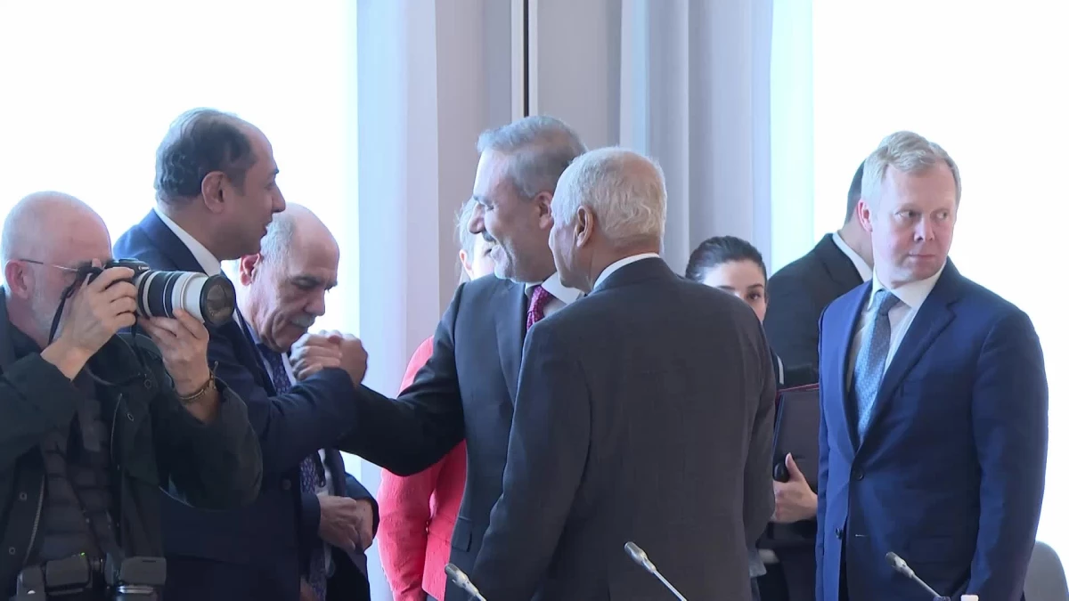 Dışişleri Bakanı Hakan Fidan, Filistin konulu toplantıya katıldı